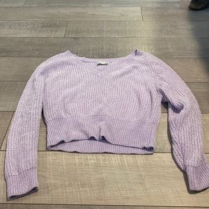 cropped womens knitted sweater